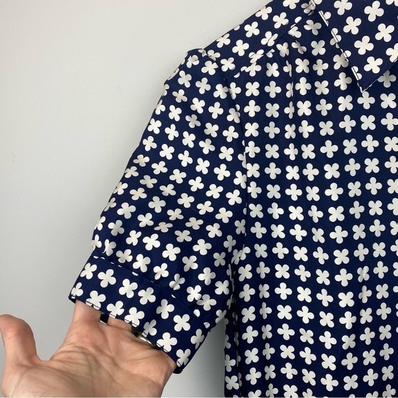 PINK Tartan • silk Clover Shirt Dress - Picture 5 of 13